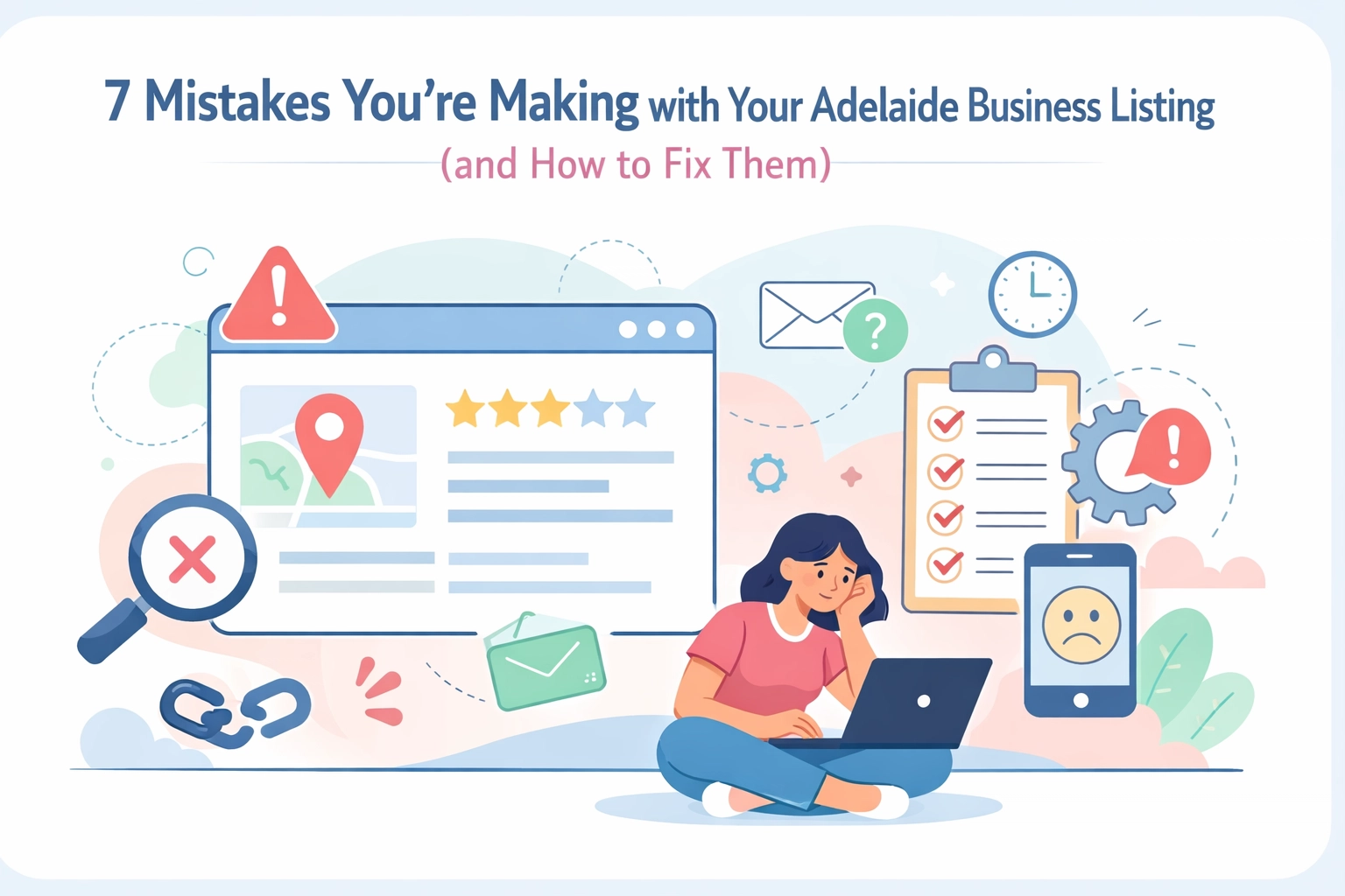 7 Mistakes You’re Making with Your Adelaide Business Listing (and How to Fix Them)